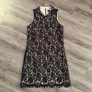 J. crew Sleeveless Lace Collared Dress